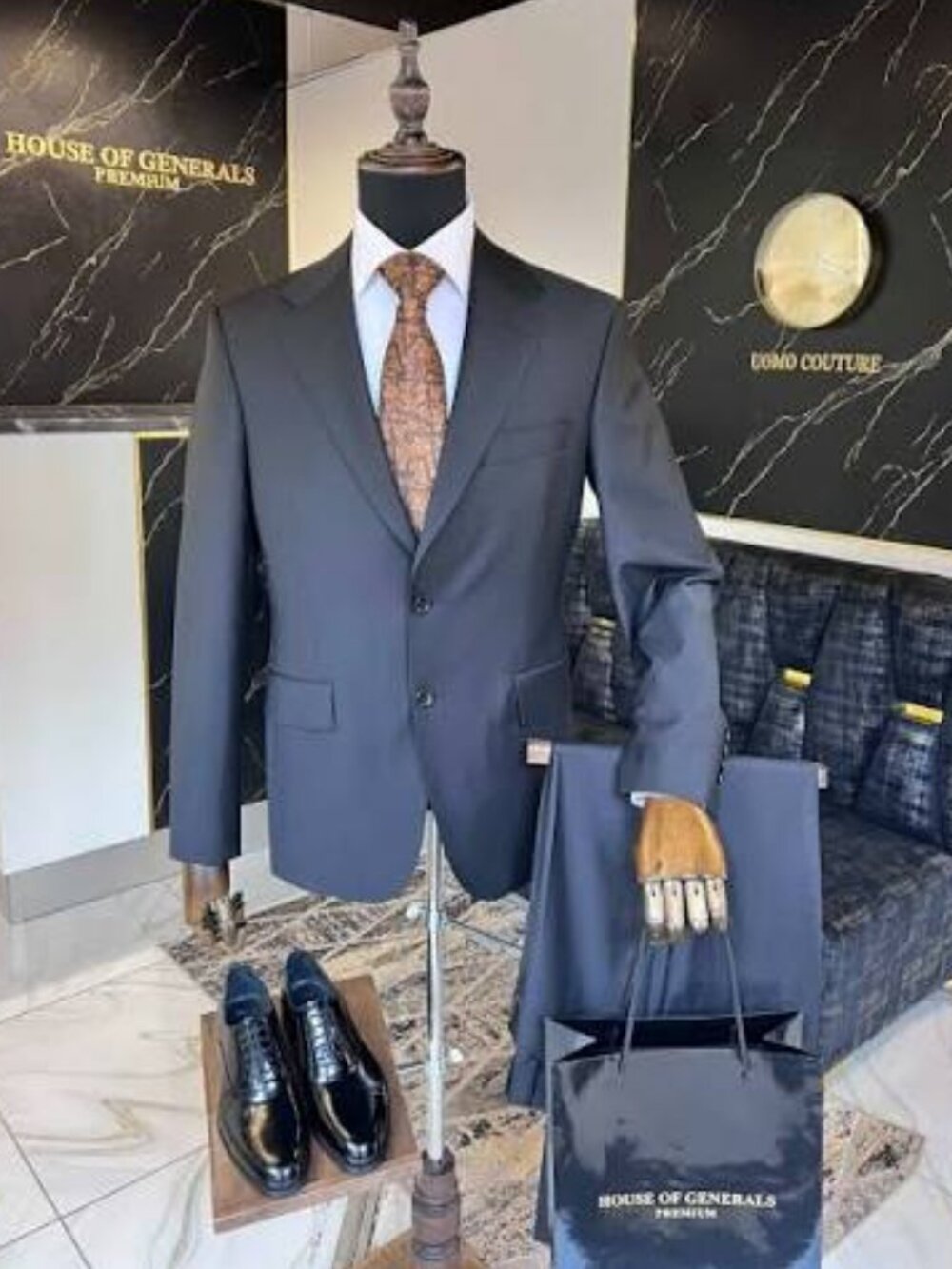 Pronto Uomo Platnum Men's Pure Wool Plaid Luxury Sport Coat